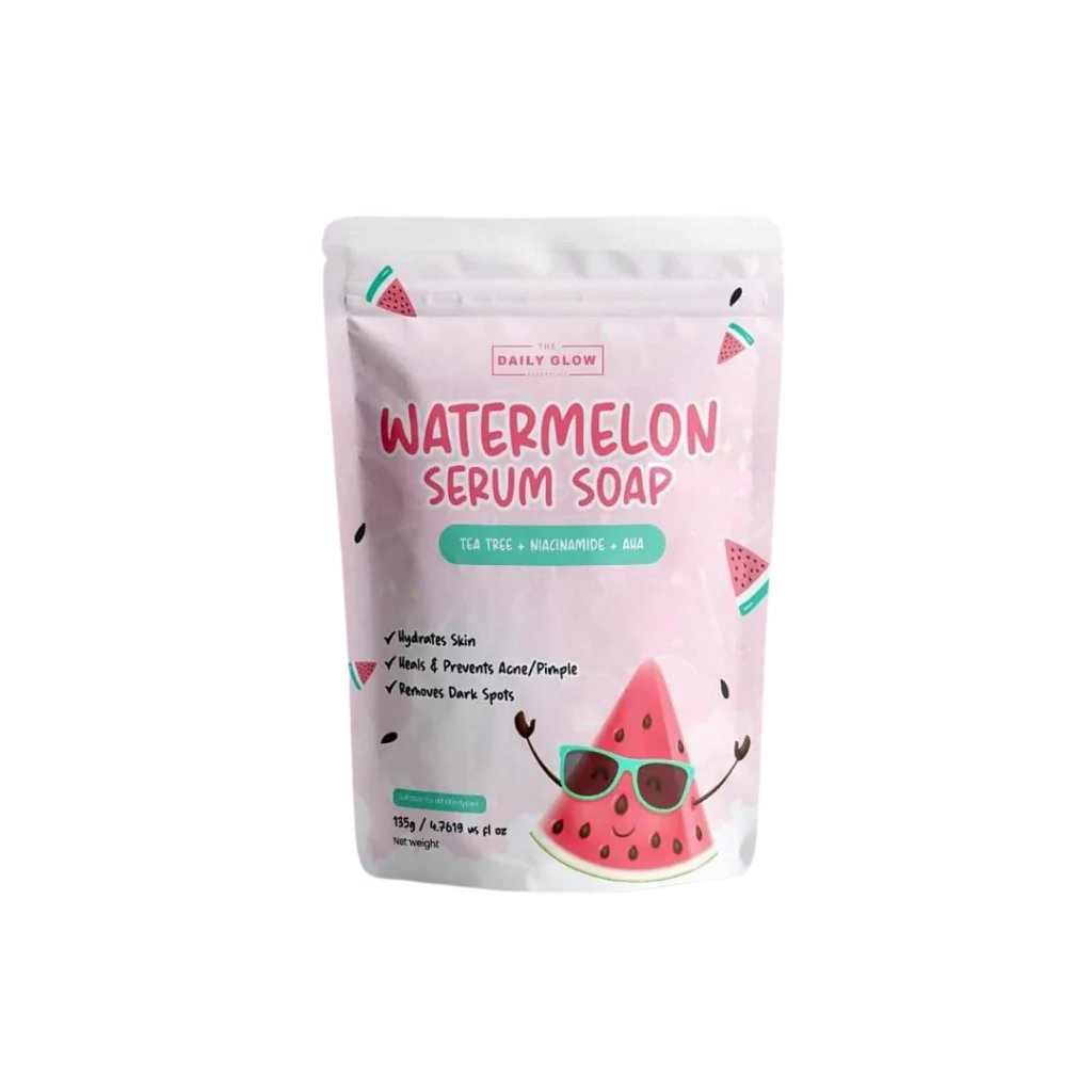 Buy The Daily Glow, Watermelon Serum Soap 135g Online in Qatar