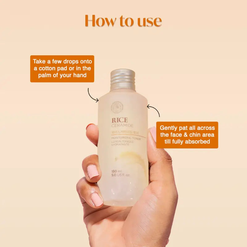 The Face Shop, Rice Ceramide Moisturizing Toner Lotion 150ml in Qatar
