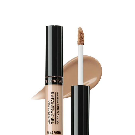 The Saem, Concealer Perfection Tip Concealer 1.75 Middle Beige, all about skin doha, skincare, qatar, beauty, cosmetics, trending, tiktok, snapchat, facebook, instagram, Perfume, reels, hightlights, followers, fyp