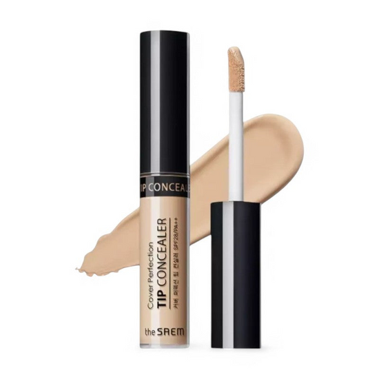 The Saem, Concealer Perfection Tip Concealer 2.25 Sand, all about skin doha, skincare, qatar, beauty, cosmetics, trending, tiktok, snapchat, facebook, instagram, Perfume, reels, hightlights, followers, fyp