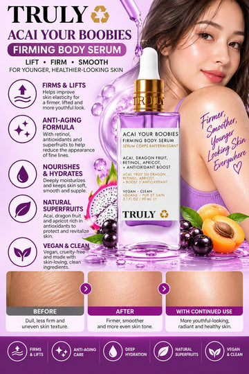 Truly, Acai Your Bobies Firming Body Serum 90ml