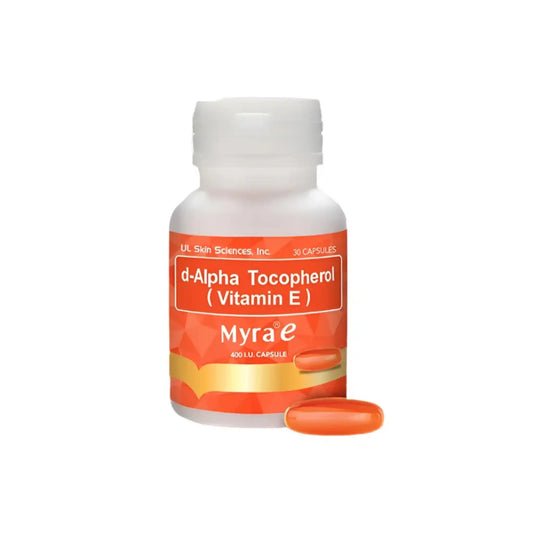 Buy UL Skin Sciences Inc, Myra E 400 d-Alpha Tocopherol Vitamin E (30caps) Online in Qatar