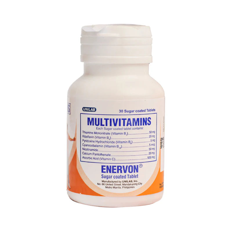 Buy UNILAB, Enervon 30 Tablets Online in Qatar