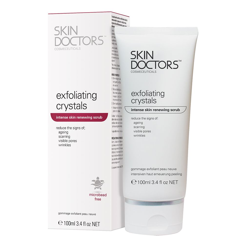 SKIN DOCTORS, Exfoliating Crystals Intense Skin Renewing Scrub 100ml