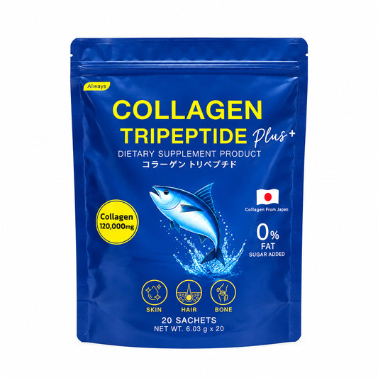 Always, Collagen Tripeptide Plus+ Dietary Supplement Product 20 Sachets