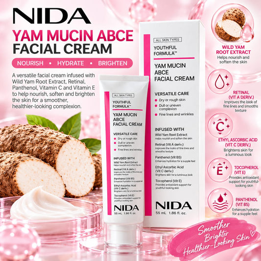 NIDA, Yam Mucin ABCE Facial Cream 55ml