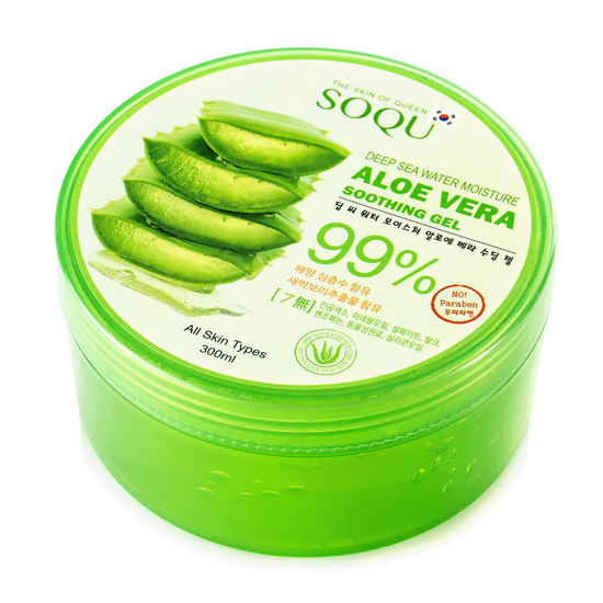 Wooriskin, Aloe Vera Soothing Gel 300ml - All About Skin Doha