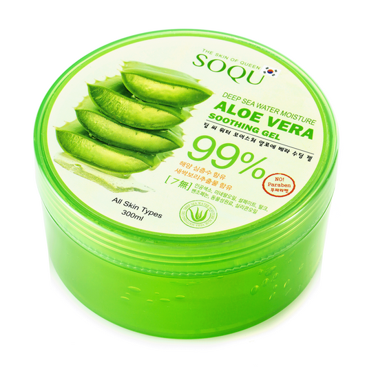 Wooriskin, Aloe Vera Soothing Gel 300ml - All About Skin Doha