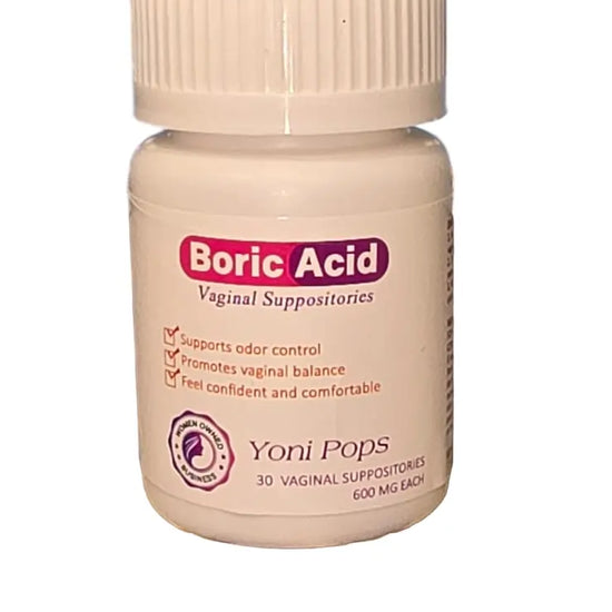 Buy Yoni Pops, Boric Acid Vaginal PROBIOTIC Suppositories 30pcs Online in Qatar