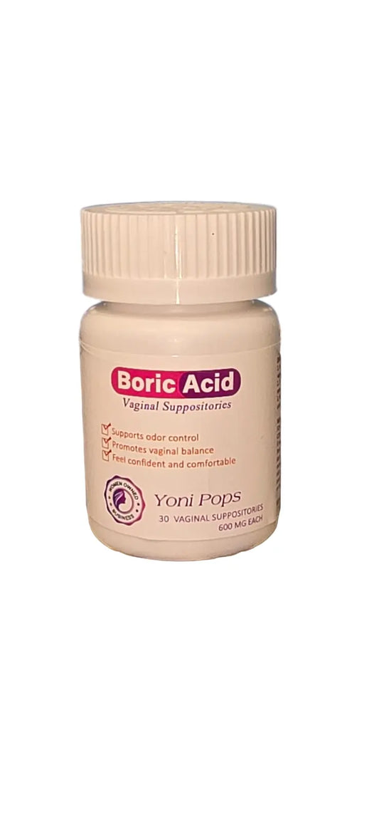 Buy Yoni Pops, Boric Acid Vaginal PROBIOTIC Suppositories 30pcs Online in Qatar