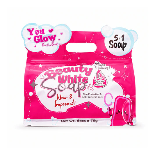 Buy You Glow Babe, Beauty White Soap 6 Bars x 70g Online in Qatar