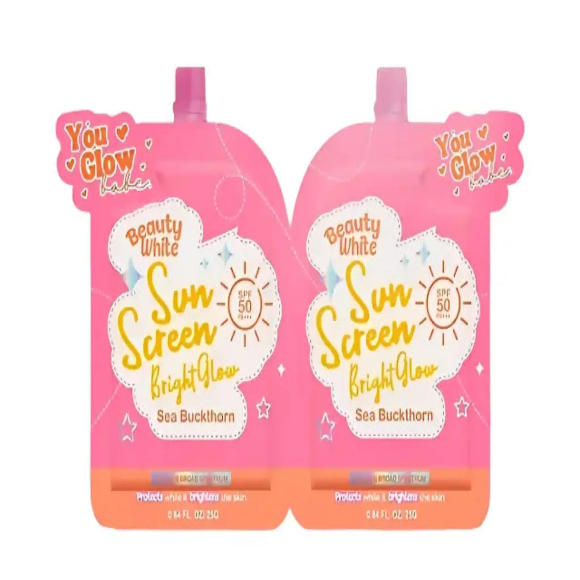 Buy You Glow Babe, Sun Screen Bright Glow 25g x 2 online at the best price in Qatar