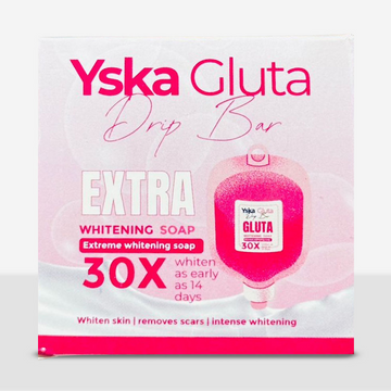 Ysla Gluta, Drip Bar Extra Whitening Soap 30x 70g, all about skin doha, skincare, qatar, beauty, cosmetics, trending, tiktok, snapchat, facebook, instagram, Perfume, reels, hightlights, followers, fyp