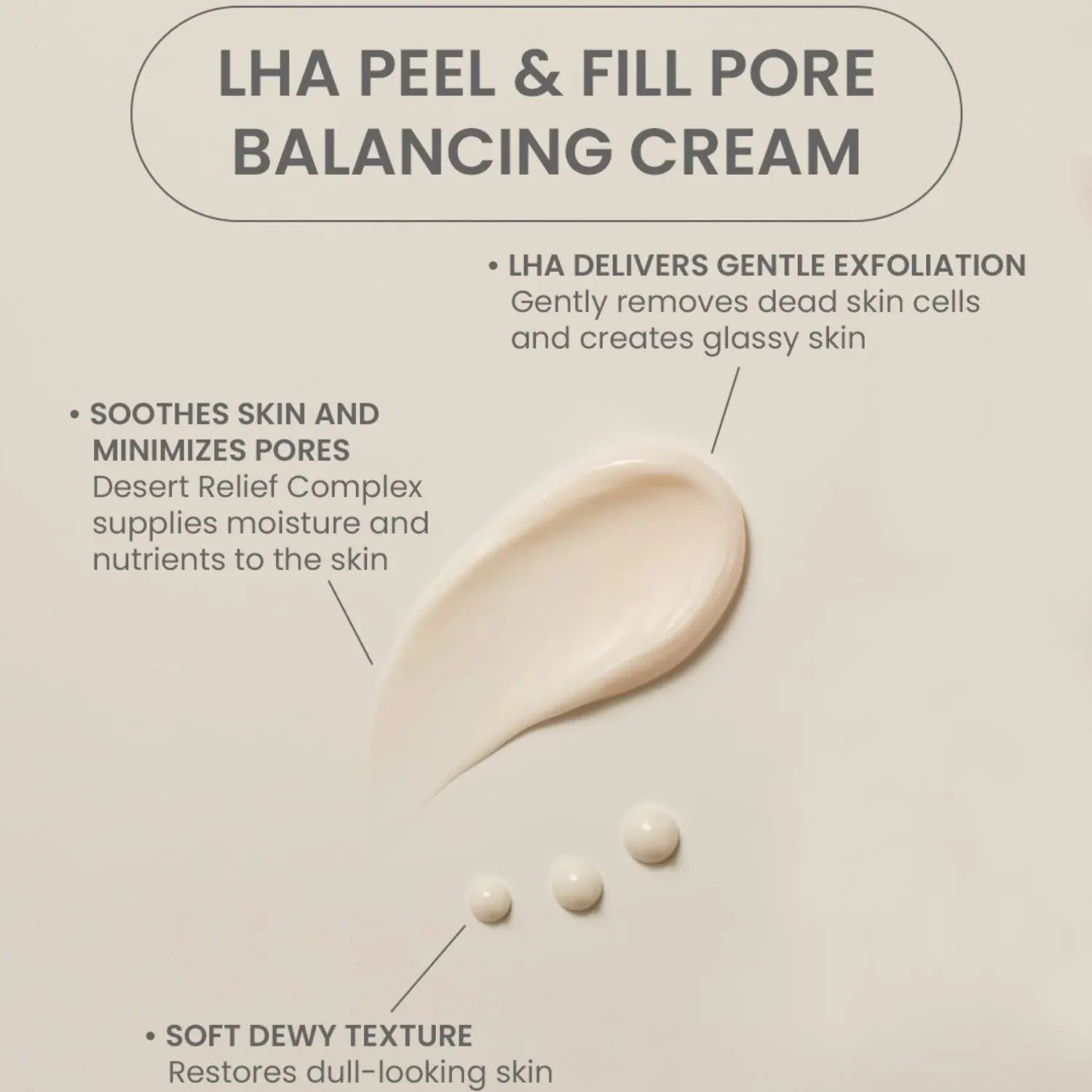 image of AXIS-Y, LHA Peel Face& Fill Pore Balancing Cream 50ml All About Skin Doha Skincare Qatar Beauty Cosmetics Available in Qatar Available in Qatar Store