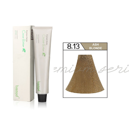 Bremod, Premium Series Cocoa Butter Hair Color - 8.13 Ash Blonde