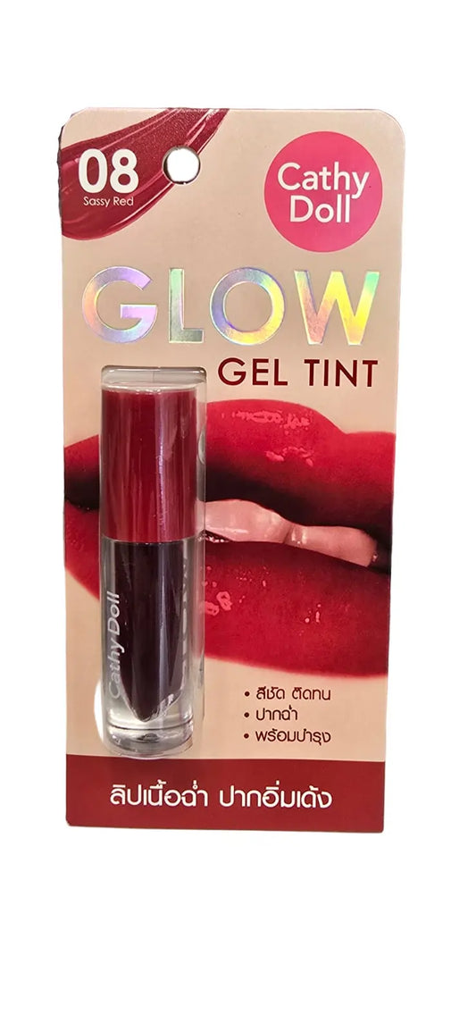 Buy Cathy Doll, Glow Gel Tint 08 Sassy Red 2.4g Online in Qatar