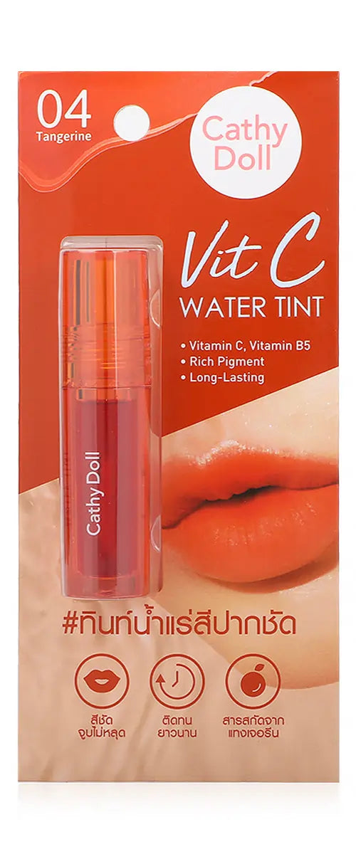 Buy Cathy Doll, Vit C Water Tint 04 Tangerine 2.7g Online in Qatar