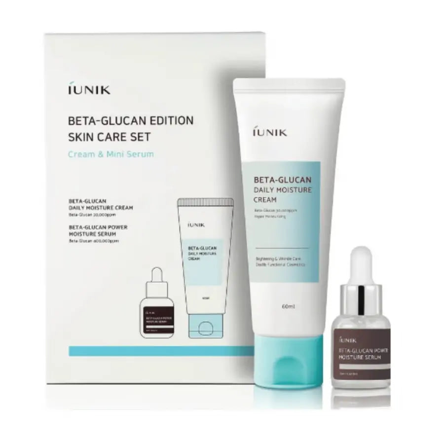 Buy IUNIK, Beta Glucan Edition Skin Care Set 75ml (Damaged Box) Online in Qatar