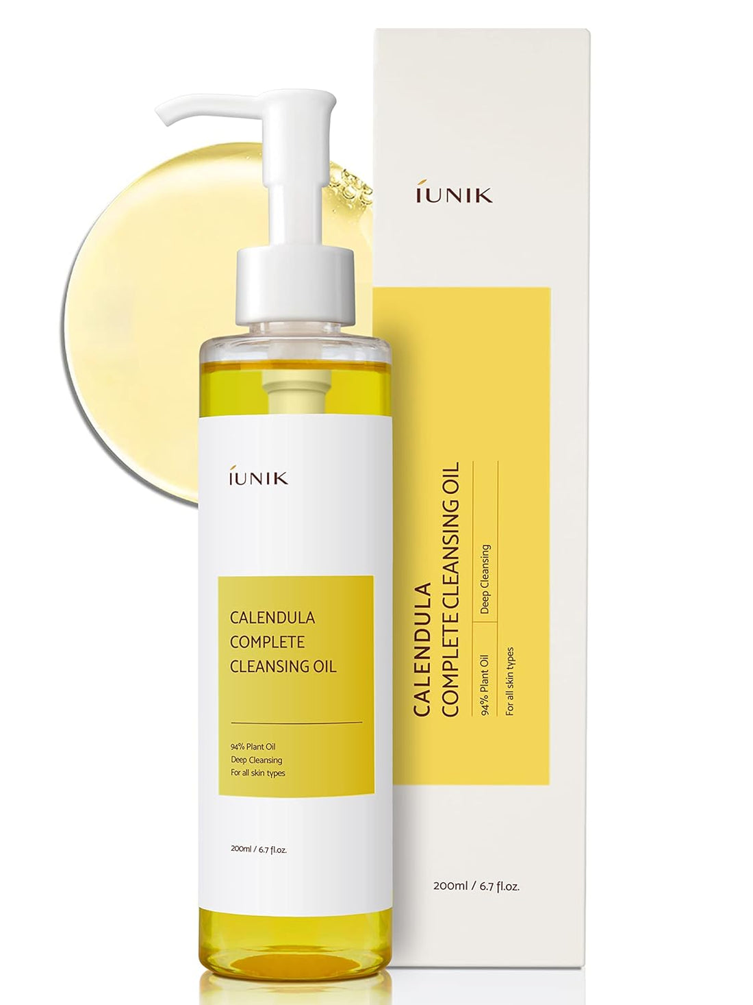 Buy IUNIK, Calendula Complete Cleansing Oil 200ml Online in Qatar