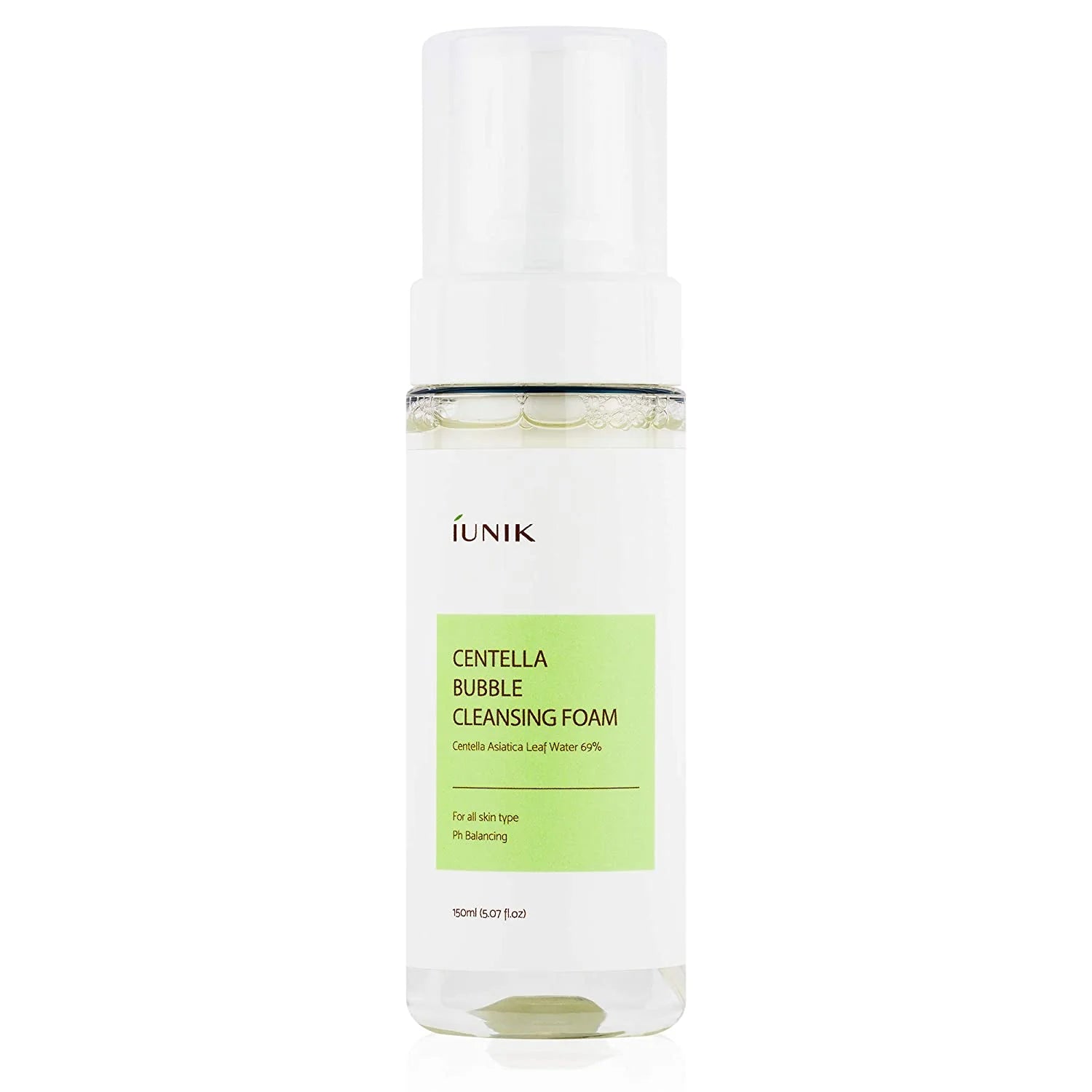 Buy IUNIK, Centella Bubble Cleansing Foam 150ml Online in Qatar