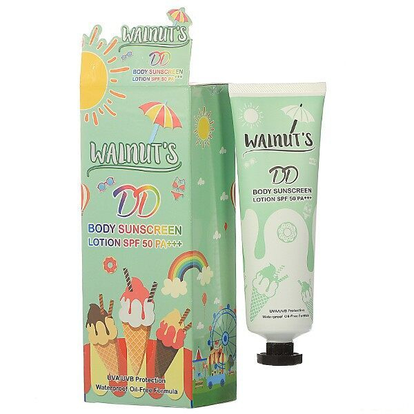 Walnut's, DD Body Sunscreen Lotion 135g - All About Skin Doha