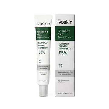 ivoskin, Intensive Cica Repair Cream 50g, all about skin doha, skincare, qatar, beauty, cosmetics, trending, tiktok, snapchat, facebook, instagram, Perfume, reels, hightlights, followers