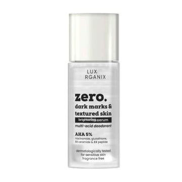 Luxe Organix, Zero Dark Marks & Textured Skin Whitening Serum AHA 5% niacinamide, glutathione 50 ml