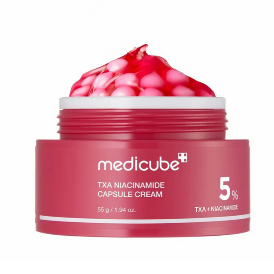 medicube, TXA Niacinamide Capsule Cream 55g, all about skin doha, skincare, qatar, beauty, cosmetics, trending, tiktok, snapchat, facebook, instagram, Perfume, reels, hightlights, followers, fyp