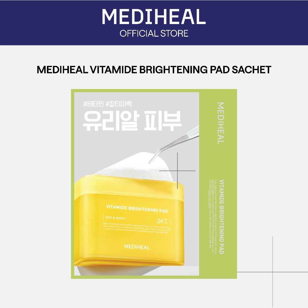 MEDIHEAL, Vitamide Brightening Pad 100padsallaboutskindoha
