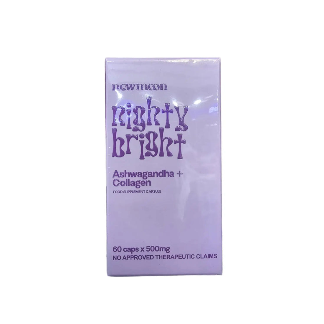 Buy newmoon, Nighty Bright Ashwagandha + Collagen 60 caps x 500mg Online in Qatar