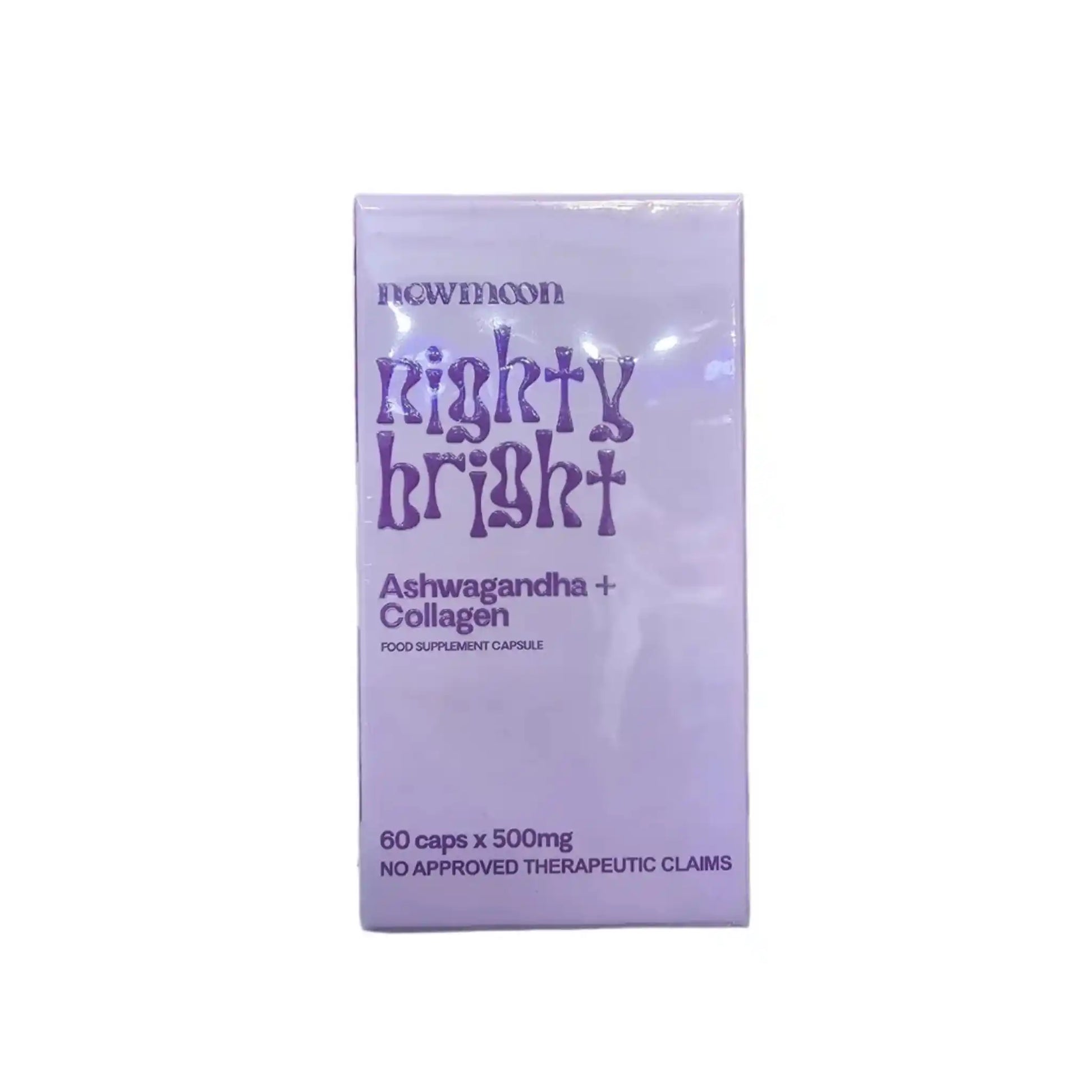 Buy newmoon, Nighty Bright Ashwagandha + Collagen 60 caps x 500mg Online in Qatar
