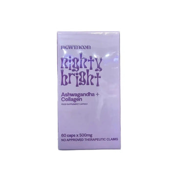 Buy newmoon, Nighty Bright Ashwagandha + Collagen 60 caps x 500mg Online in Qatar