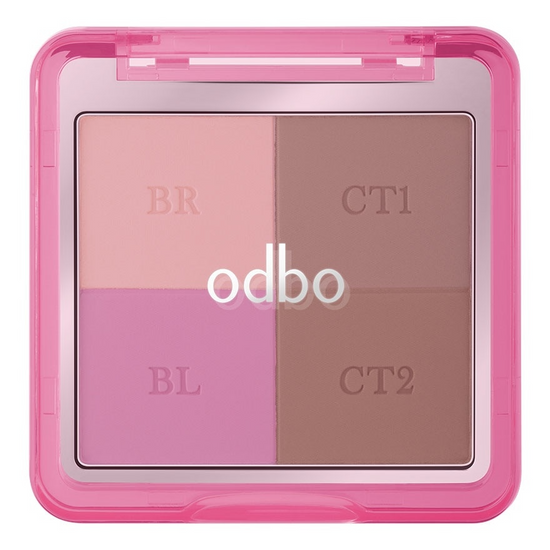 odbo, Glam & Shade Multi Palette 8.5 - All About Skin Doha