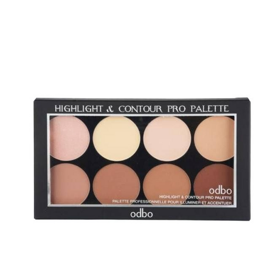 odbo, Highlight & Contour Pro Palette 20g, all about skin doha, skincare, qatar, beauty, cosmetics, trending, tiktok, snapchat, facebook, instagram, Perfume, reels, hightlights, followers, fyp