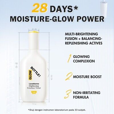 image of barenbliss, Glow Bottle! Lavabiome Brightening Essence Toner 100ml